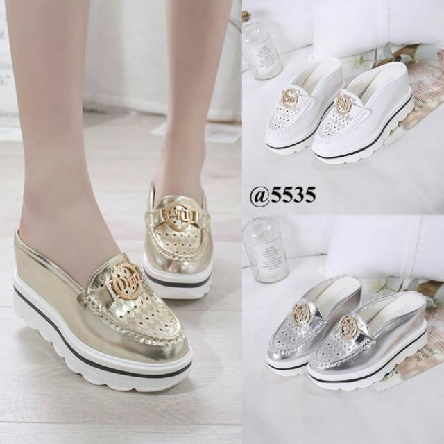 Jual BRAND :SEPATU WEDGES DIOR IMPORT TYPE :JC SW-8551/WD-5535 | Shopee ...