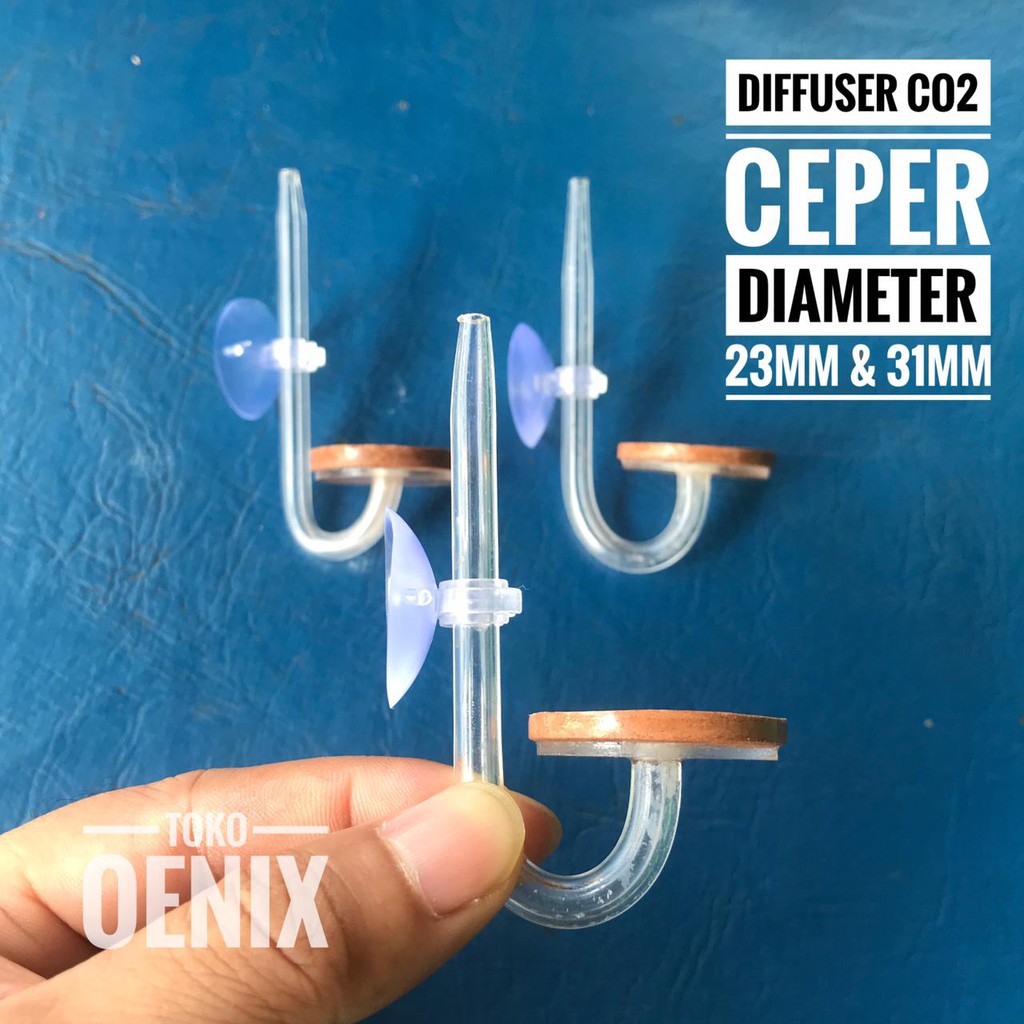 Jual Mini diffuser co2 aquascape ceper | Shopee Indonesia
