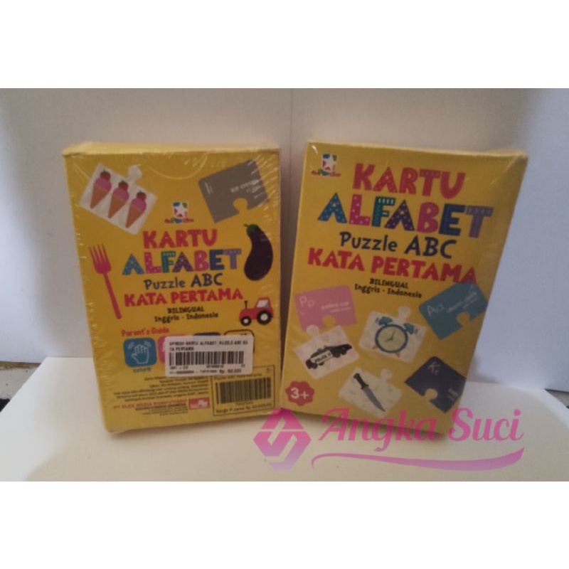 Jual Kartu Alphabet Puzzle ABC Kata Pertama | Shopee Indonesia