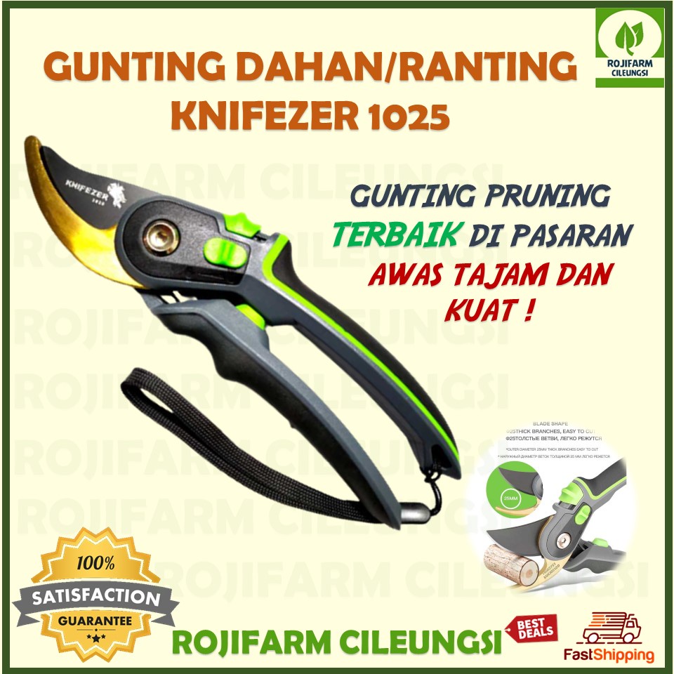 Jual Gunting Dahan Ranting Knifezer 1025 1020 - Premium Quality - Tajam ...