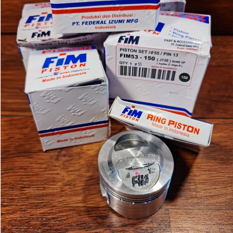 Jual PISTON FIM PIN PEN13 BORE UP 130CC SEHER PISTON KIT JUPTER Z