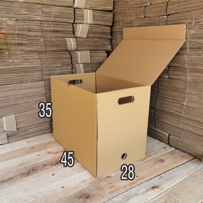 Jual File-Box- Dus File Dokumen Arsip Kardus Arsip Polos 45X28X35 Cm ...