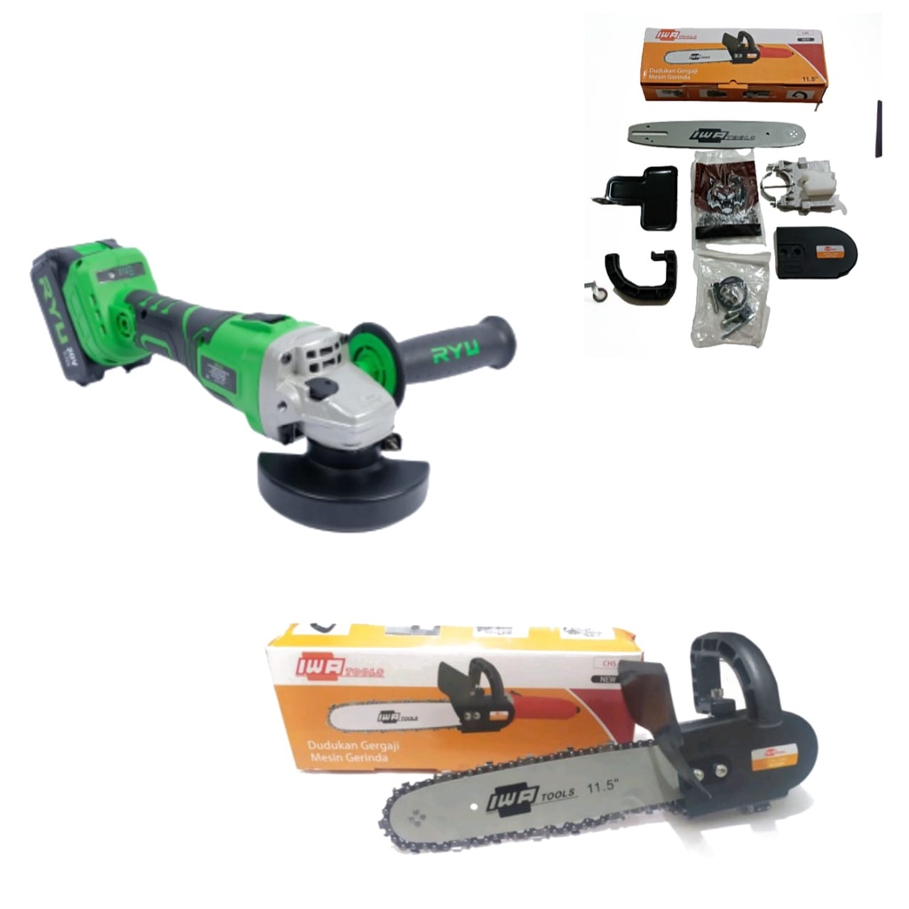 Jual HEMAT Adapter ChainSaw 12inch gergaji senso mini chain saw stand ...