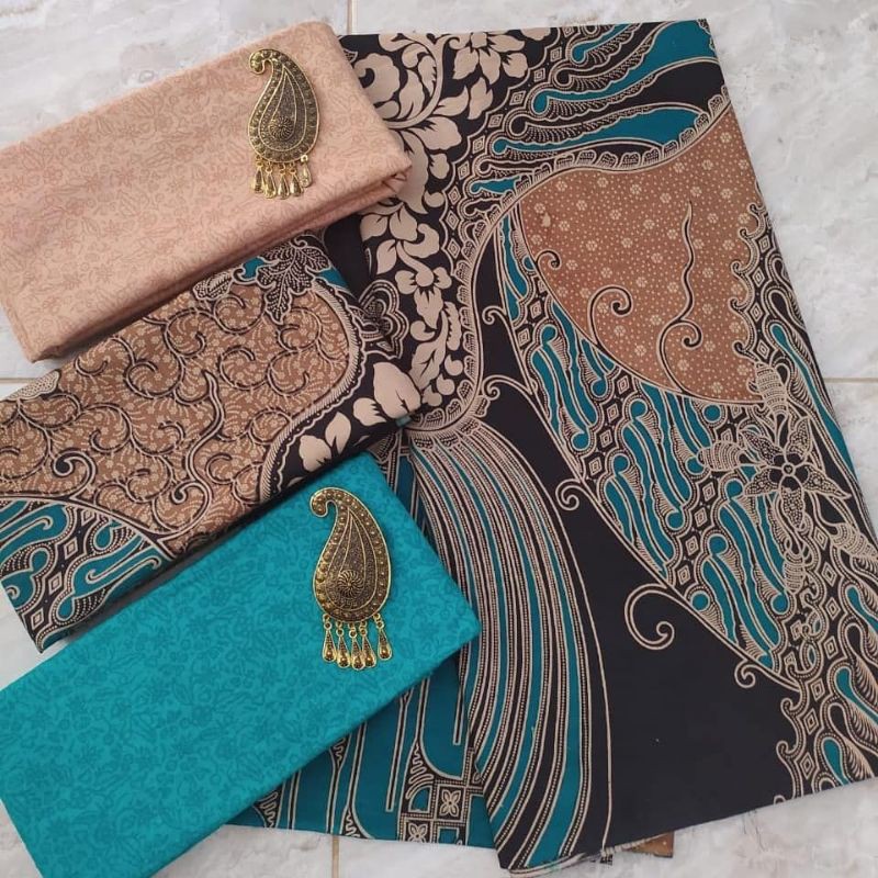 Jual Kain Batik Fashion Set Kebaya Embos | Shopee Indonesia