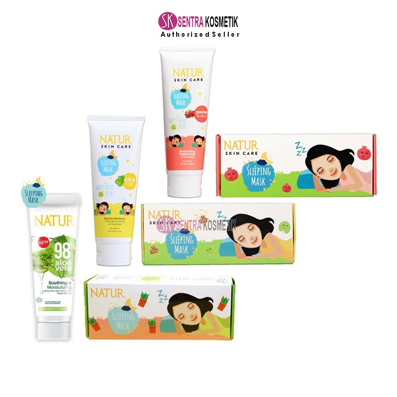Jual NATUR Sleeping Mask ALOE VERA POME CICA 100 ml Natur