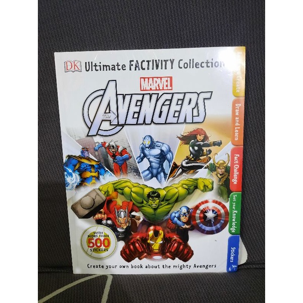Jual Buku Anak Ultimate Factivity Collection Marvel Avengers English ...