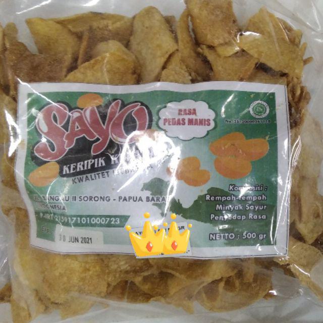 Jual Keripik Keladi Papua Sayo Cemilan Talas Halal Original Shopee Indonesia 8891