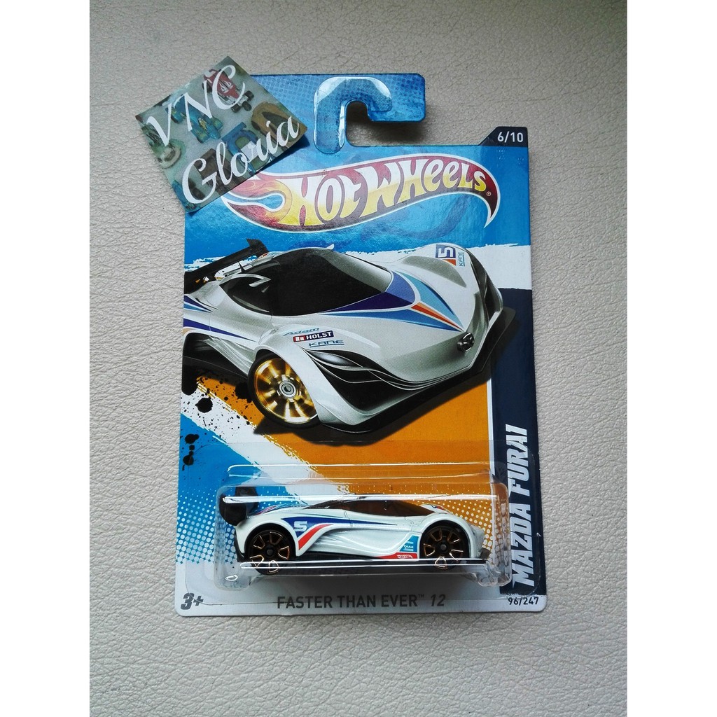 Jual Hot Wheels Rare Race Mazda Furai Faster Than Ever 12 White