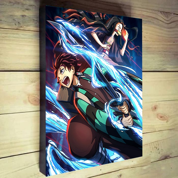 Jual Hiasan Dinding Poster Anime Kimetsu No Yaiba Tanjiro Nezuko A