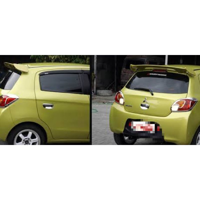 Jual spoiler mitsubishi mirage sayap | Shopee Indonesia