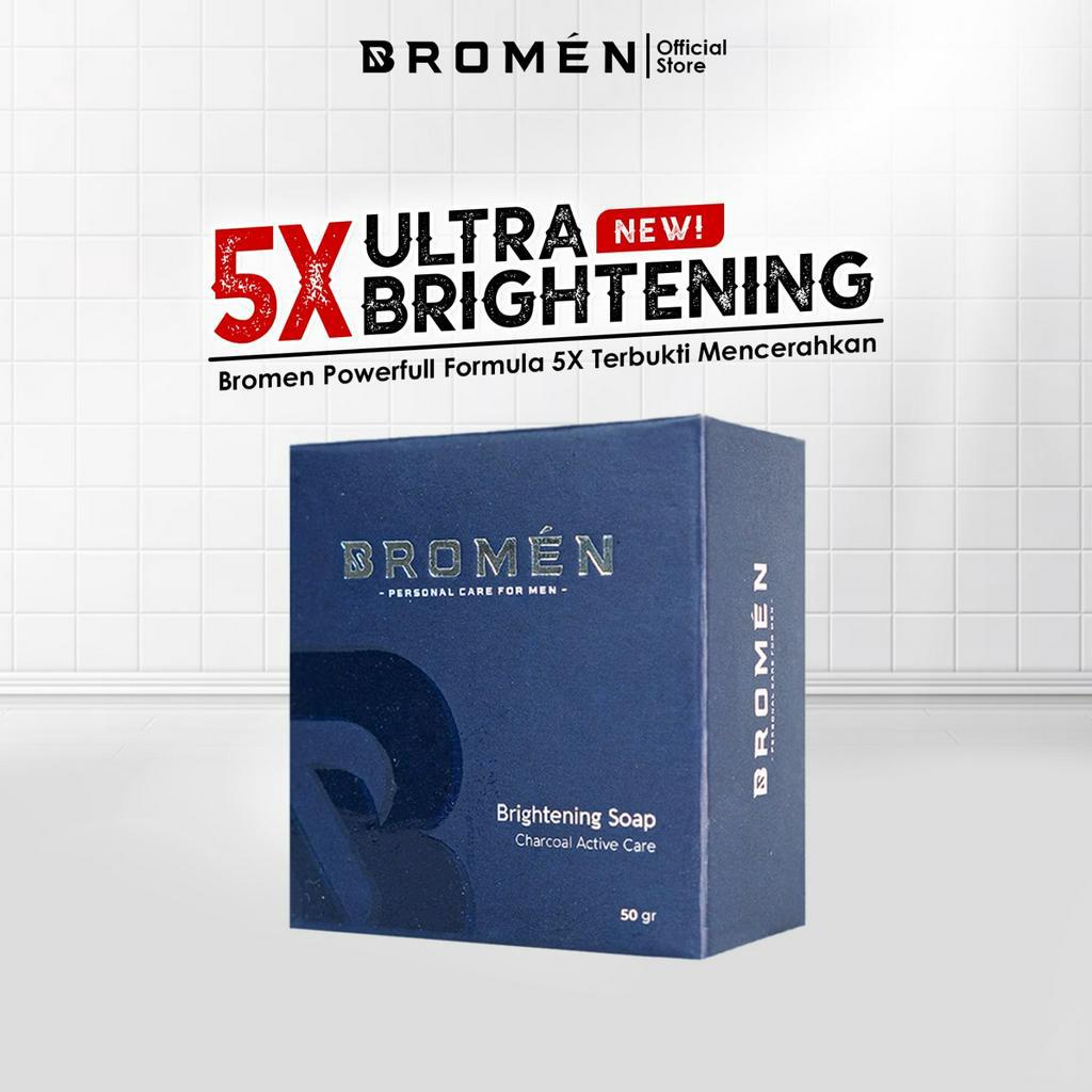 Jual BROMEN Brightening Soap - Sabun Cuci Muka Pencerah Pria | Shopee ...