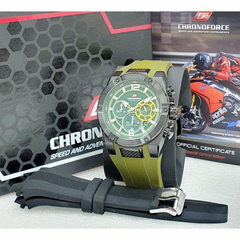 Jual Jam Tangan Pria Chronoforce 5231 Original Paket Tali | Shopee ...