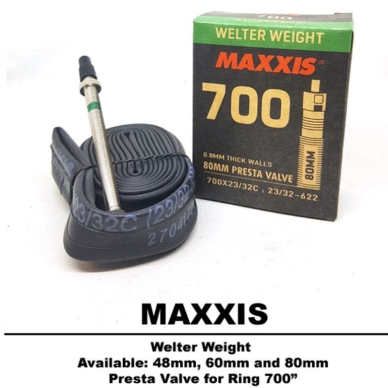 Jual Ban Dalam Maxxis 700c for roadbike fixie 700 x 23 32C