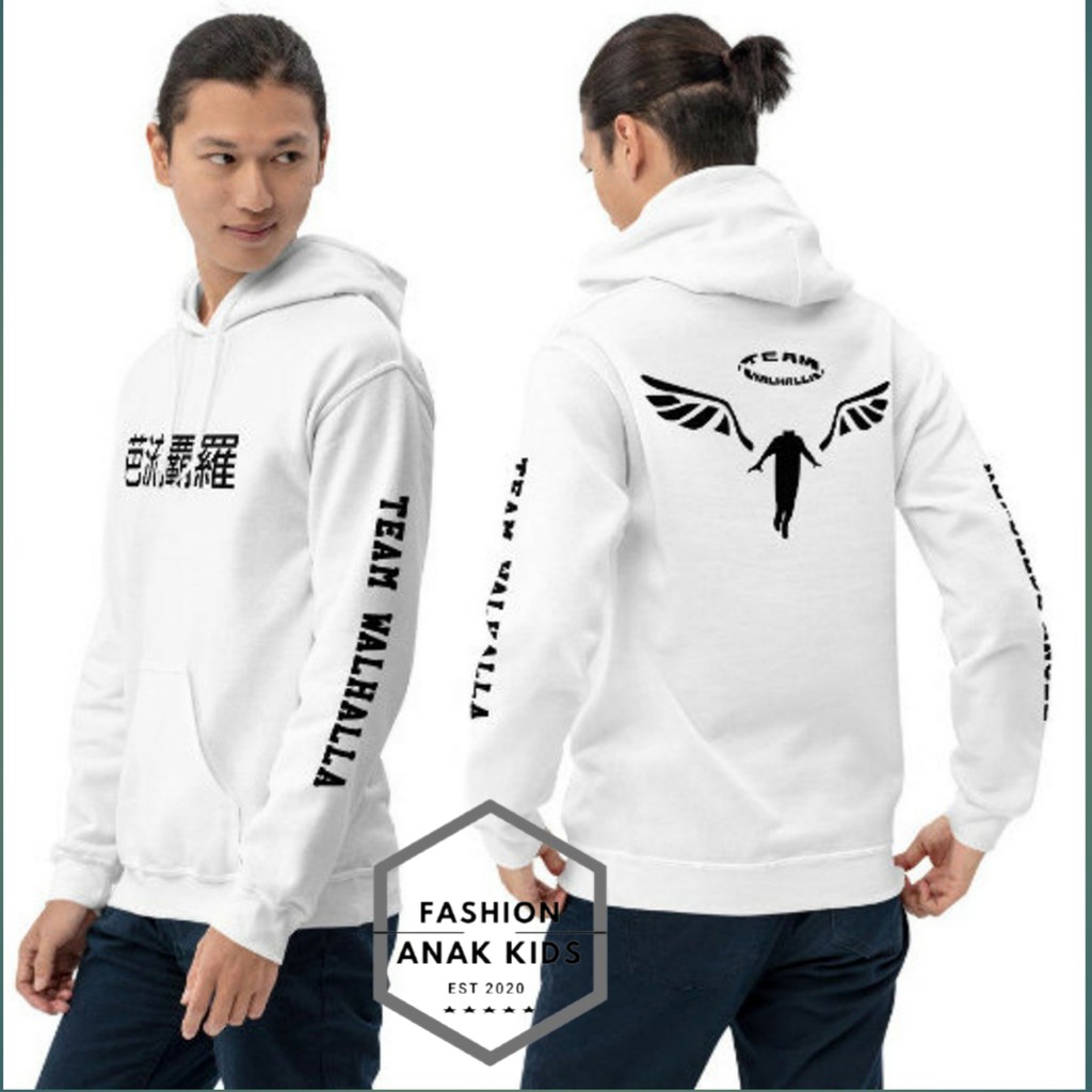 Jual Jaket Hoodie Team Valhalla Walhalla Tokyo Manji Anime Tokyo ...