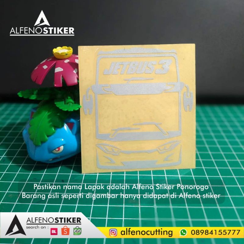 Jual Stiker Line Art Jetbus 3 Bus Front | Cutting Sticker | Shopee ...