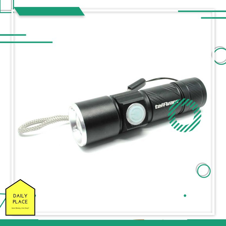 Jual Senter LED Mini USB Rechargeable Q5 LED 2000 Lumens TaffLED ...