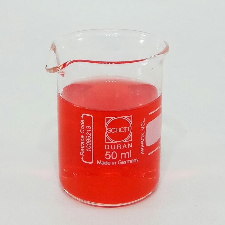 Jual BEAKER GLASS 50ml Low Form Ø42xH60mm Gelas Kimia Gelas Piala