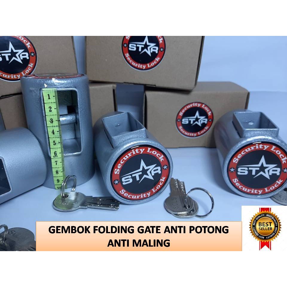 Jual Gembok Pagar / Gembok Folding Gate / Gembok Tabung / Gembok Ruko ...