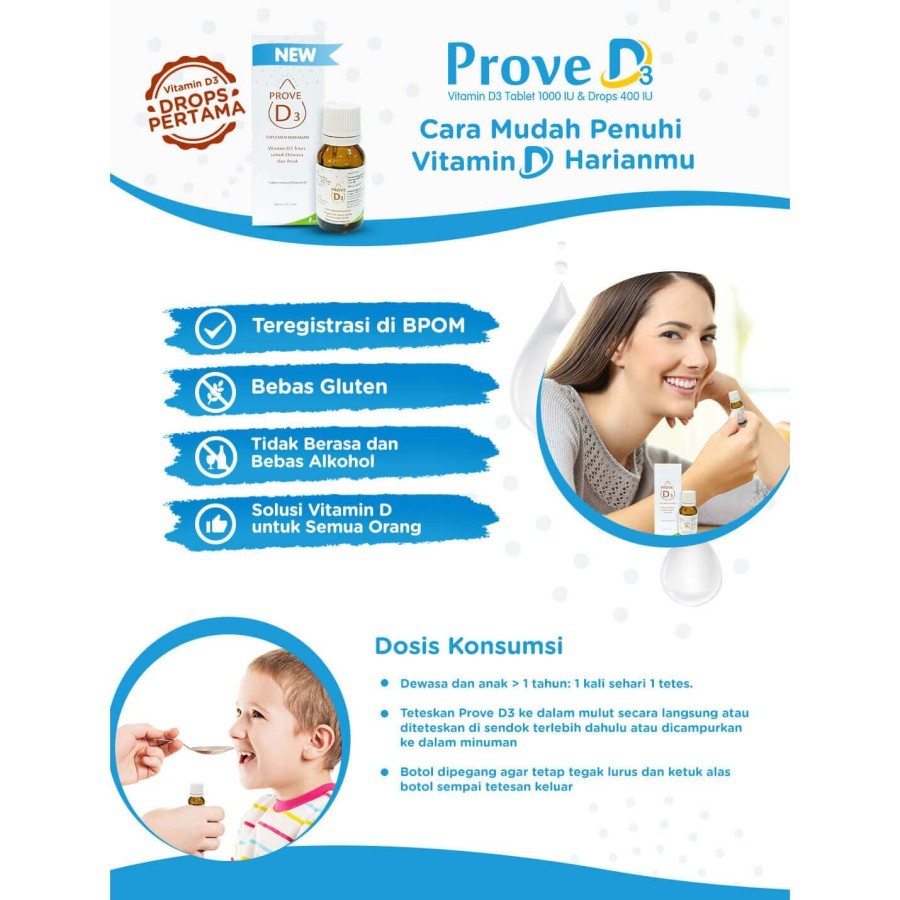 Jual Prove D3 Drops Suplemen Vitamin D 12,5 Ml | Shopee Indonesia