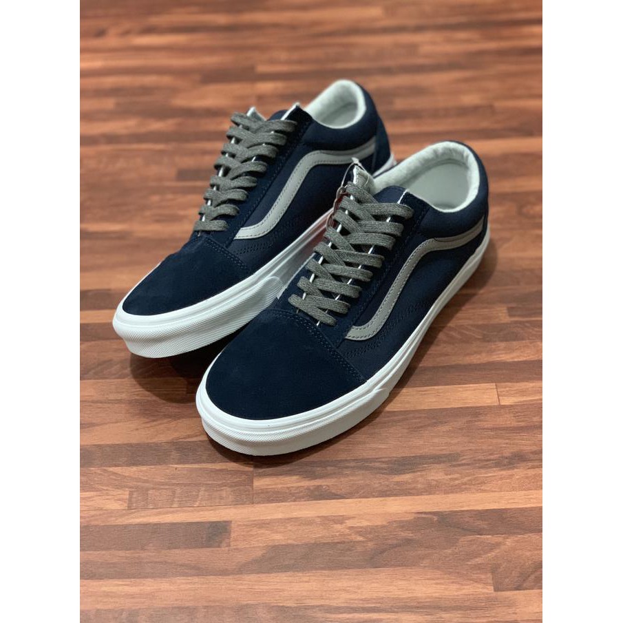 Vans old skool on sale jersey lace dress blue