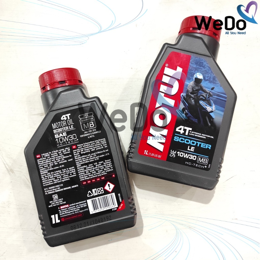 Jual Oli Motul Matic Scooter Le Liter Motor Matik Oil W Ml