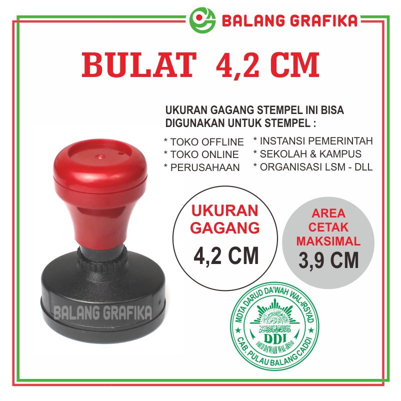 Jual Stempel Custom Stampel Flash Warna Otomatis Usaha Cap Toko ...