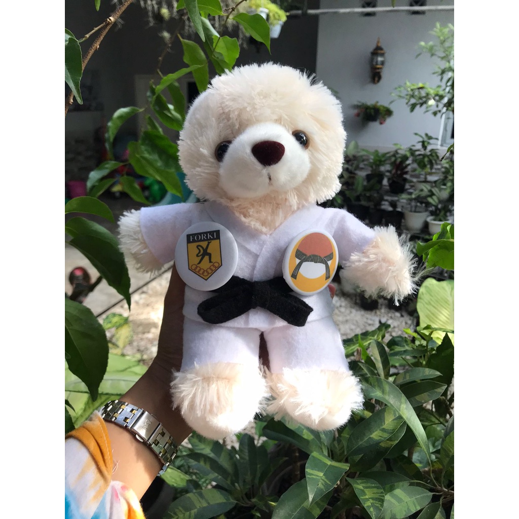 Jual Boneka Profesi Taekondo Pagar Nusa Merpati Putih 40cm Seragam ...