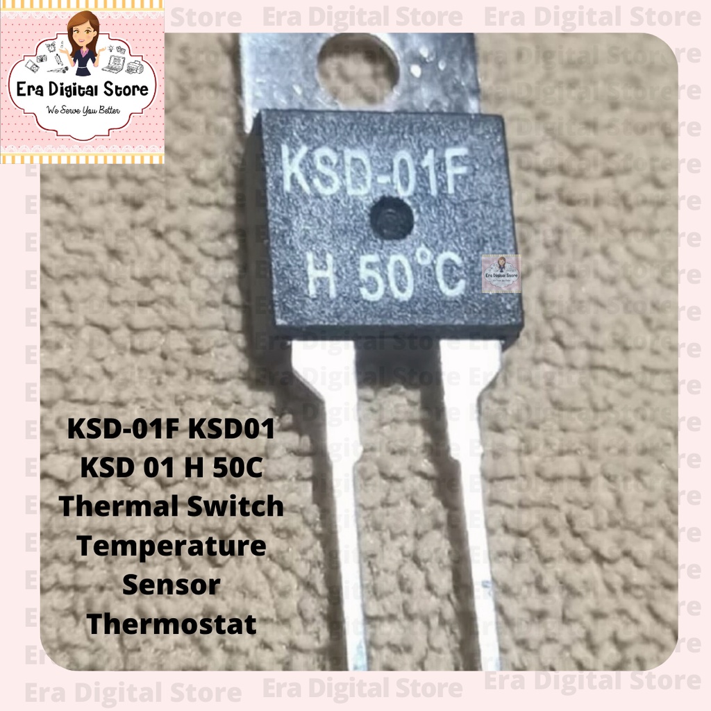 Jual KSD-01F KSD01 KSD H 50C Thermal Switch Temperature Sensor ...