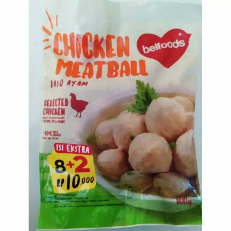 Jual Belfoods Chicken Meatball 100gr Bakso Ayam Shopee Indonesia