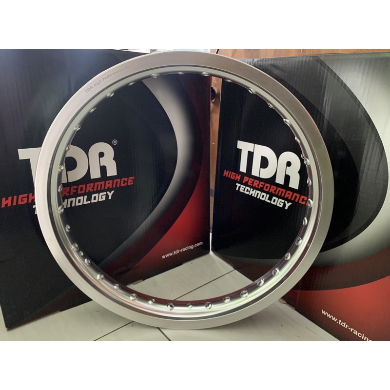 Jual Velg Peleg TDR W Shape Silver Ukuran 160 Dan 185 Ring 17 Silver Shopee Indonesia