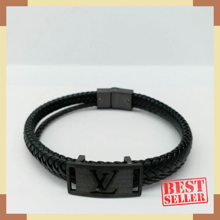 Jual Gelang Bracelet Pria Cowok Louis Vuitton Lv Twist Clip Super di lapak  Siena Mart