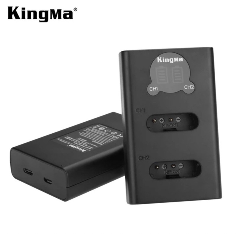 Jual KingMa LCD Dual Charger for Sony NP-BX1 BC-CSX RX100 RX100II HX90 ...