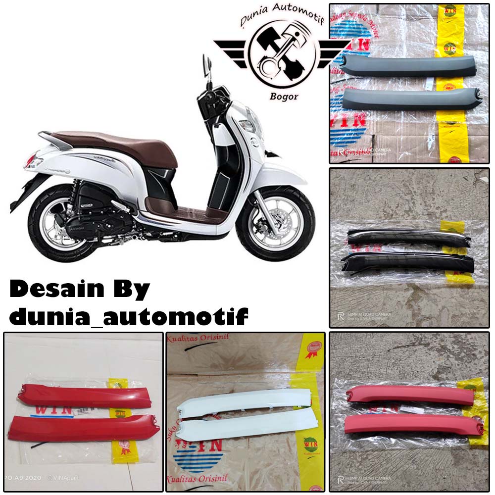 Jual Cover Under Set Tebeng Sambungan Dek Bawah Scoopy Stylish ESP 2017 ...