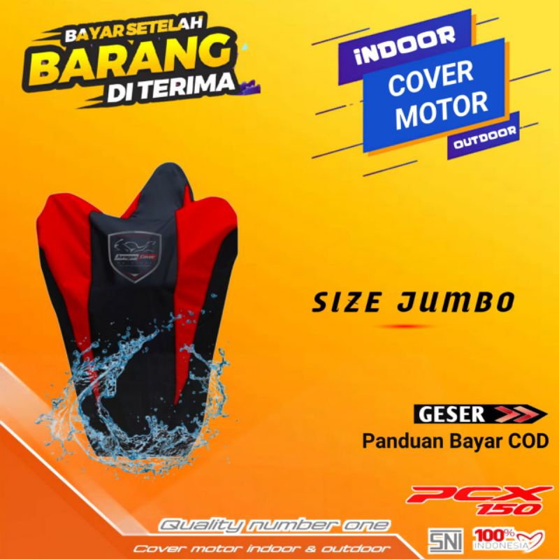 Jual Sarung motor PCX 150 (SIZE JUMBO) Shopee Indonesia