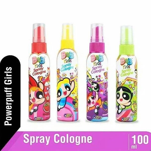 Jual B&B Kids Spray Cologne 100ml Botol - Powerpuff Girl Edition ...