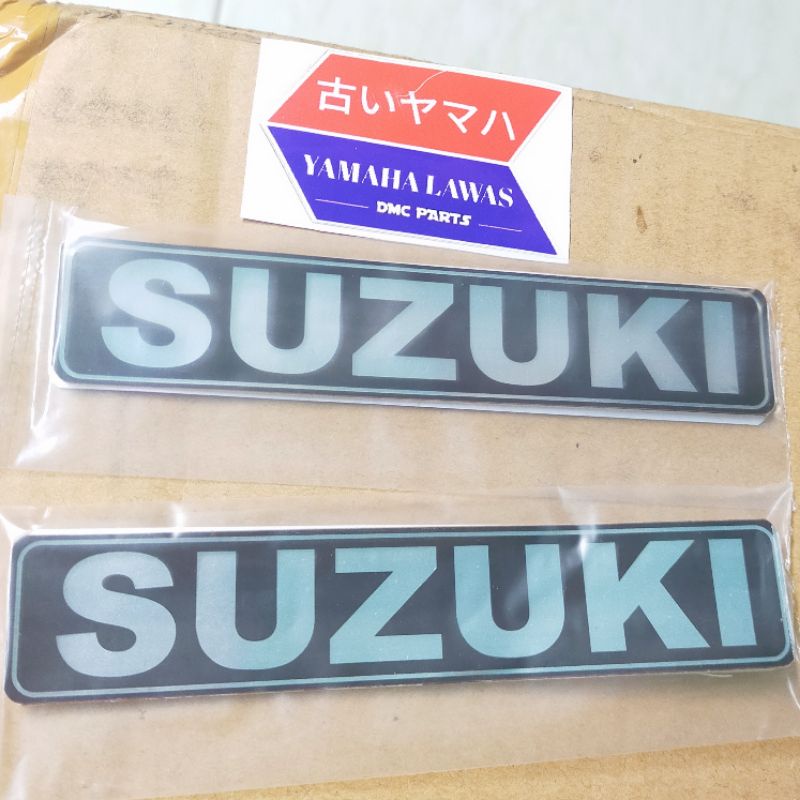 Jual Sticker Body Stiker Bodi Tanki Kanan Kiri Suzuki Fr Bahan Stiker Aluminium Shopee