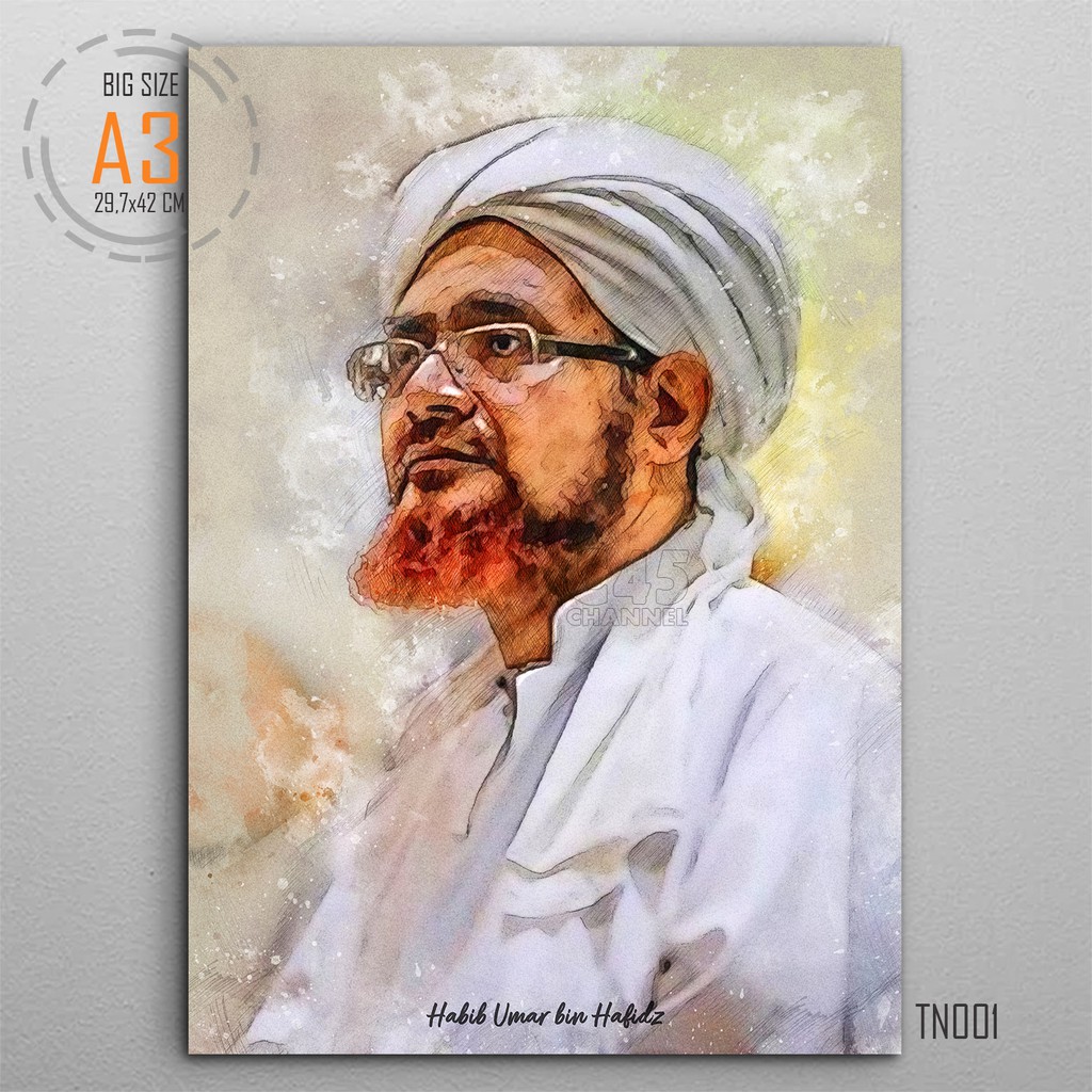 Jual C45 Poster HABIB UMAR Hiasan Dinding Kayu MDF Wall Decor Tembok  Lukisan Tokoh Islam Dunia Sufi Art | Shopee Indonesia