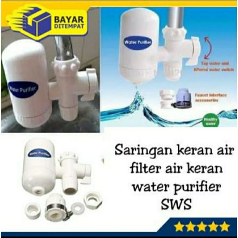 Jual FILTER KRAN AIR SWS + REFILL (WATER PURIFIER) | Shopee Indonesia