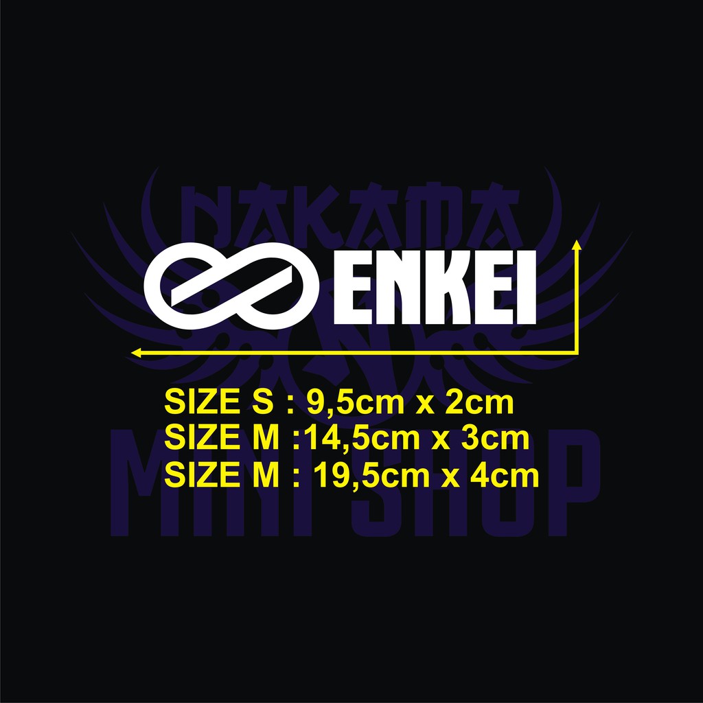 Jual cutting sticker emblem enkei | Shopee Indonesia