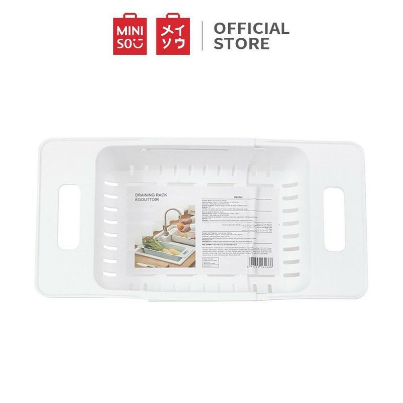 Jual Miniso official Draining rack / tempat tiris sayur dan buah ...