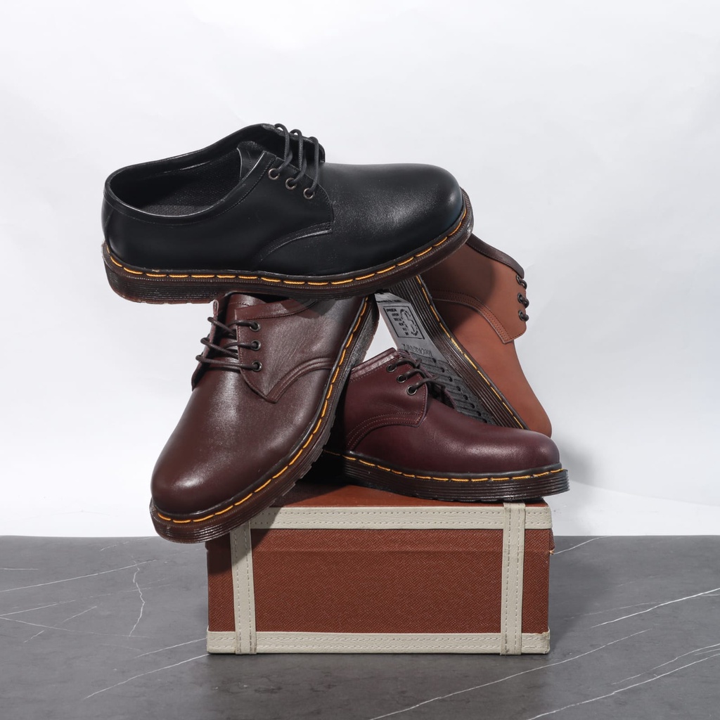 Jual Sepatu docmart kulit asli model razor | Shopee Indonesia