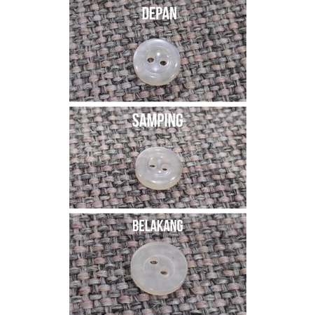 Jual Kancing Polyester DOUBLE ONE Kancing Shinny Pearlized P11479-18 ...
