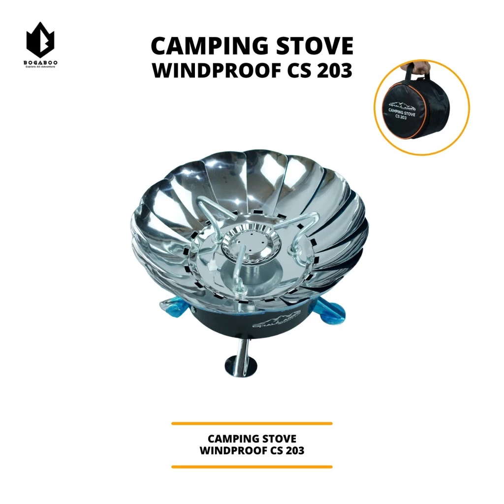 Kompor Windproff Dhaulagiri DH-203 - Kompor Camping Anti Angin Outdoor - Kompor Camping Stove