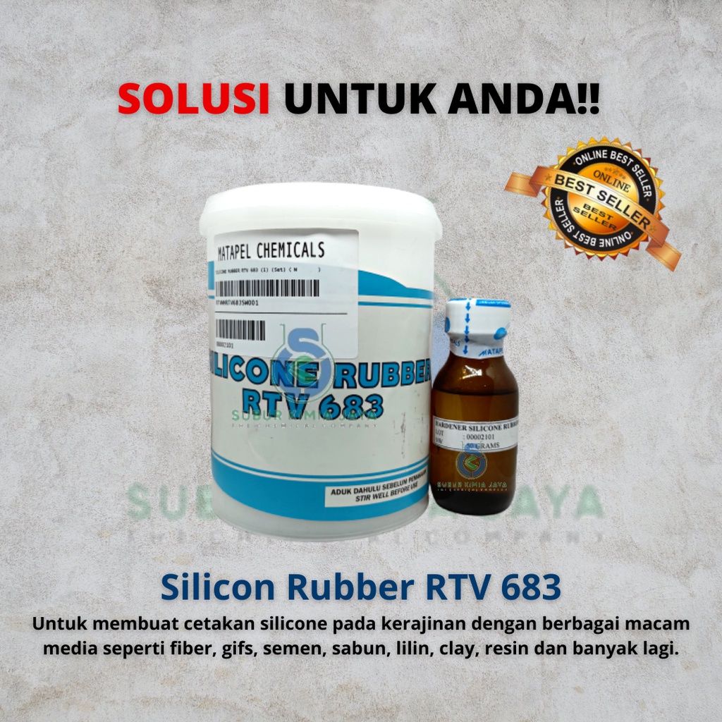 Jual Silicone Rubber RTV 683 / Bahan Membuat Cetakan Mold 1 Kg | Shopee ...