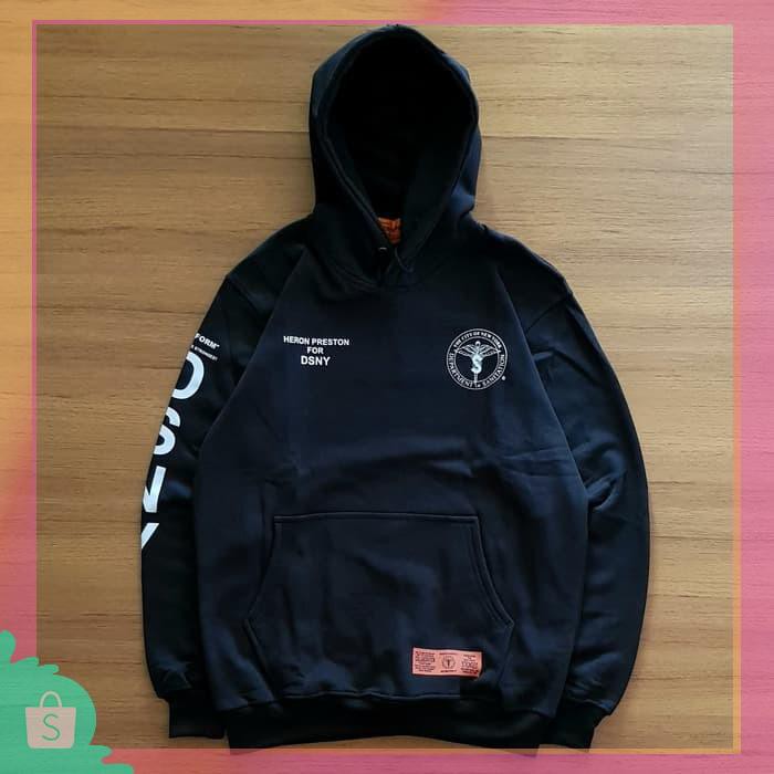 Jual HOODIE JAKET HERON PRESTON DSNY BLACK Shopee Indonesia