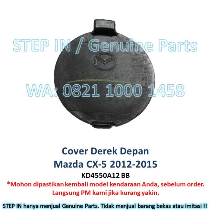 Jual Tutup Derek Mazda Cx Cx Cover Towing Hook Bumper Bemper Depan Asli