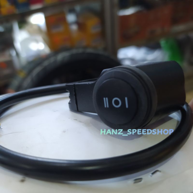 Jual saklar on/off domino bulat full besi full cnc holder on off domino ...