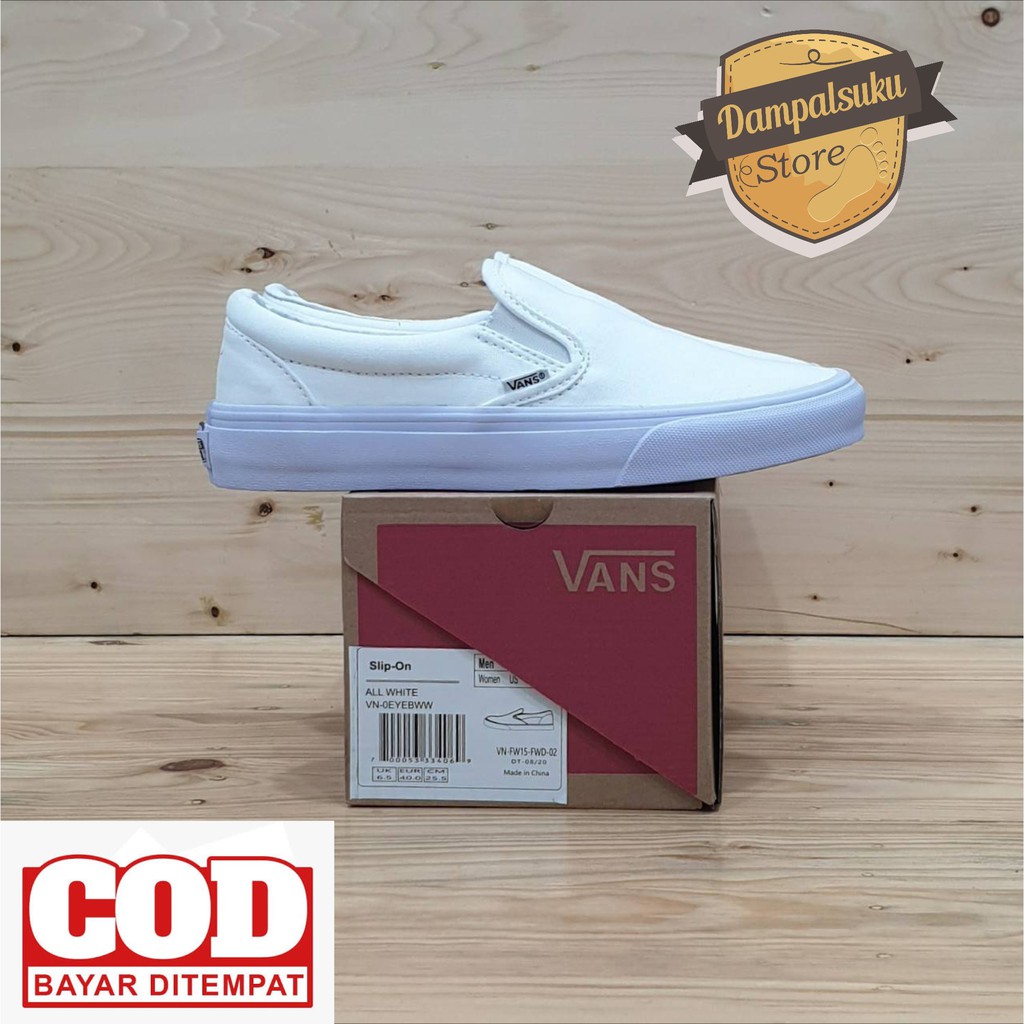 Vans slip cheap on putih