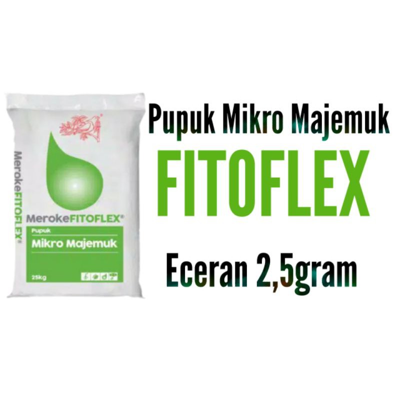 Jual Pupuk Mikro Majemuk Fitoflex Eceran 2,5 gram | Shopee Indonesia