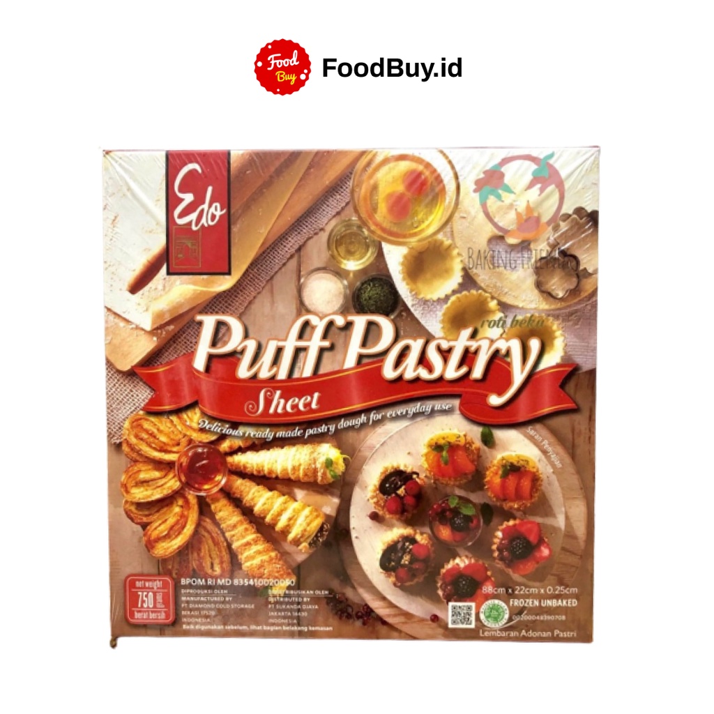 Jual Puff Pastry Sheet Instant 750 Gr Shopee Indonesia 2519